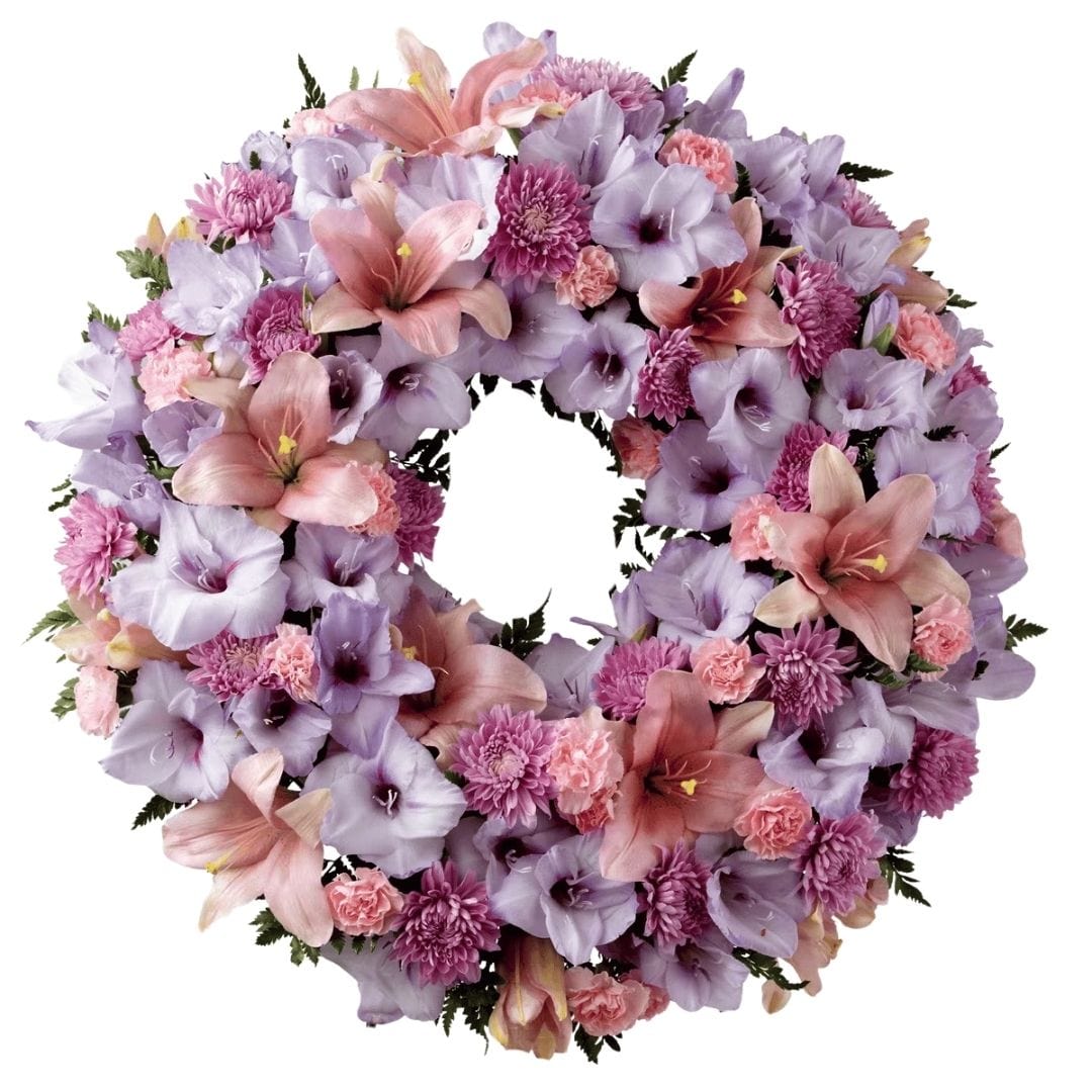 Wreath (Lilac & Blush Pink)