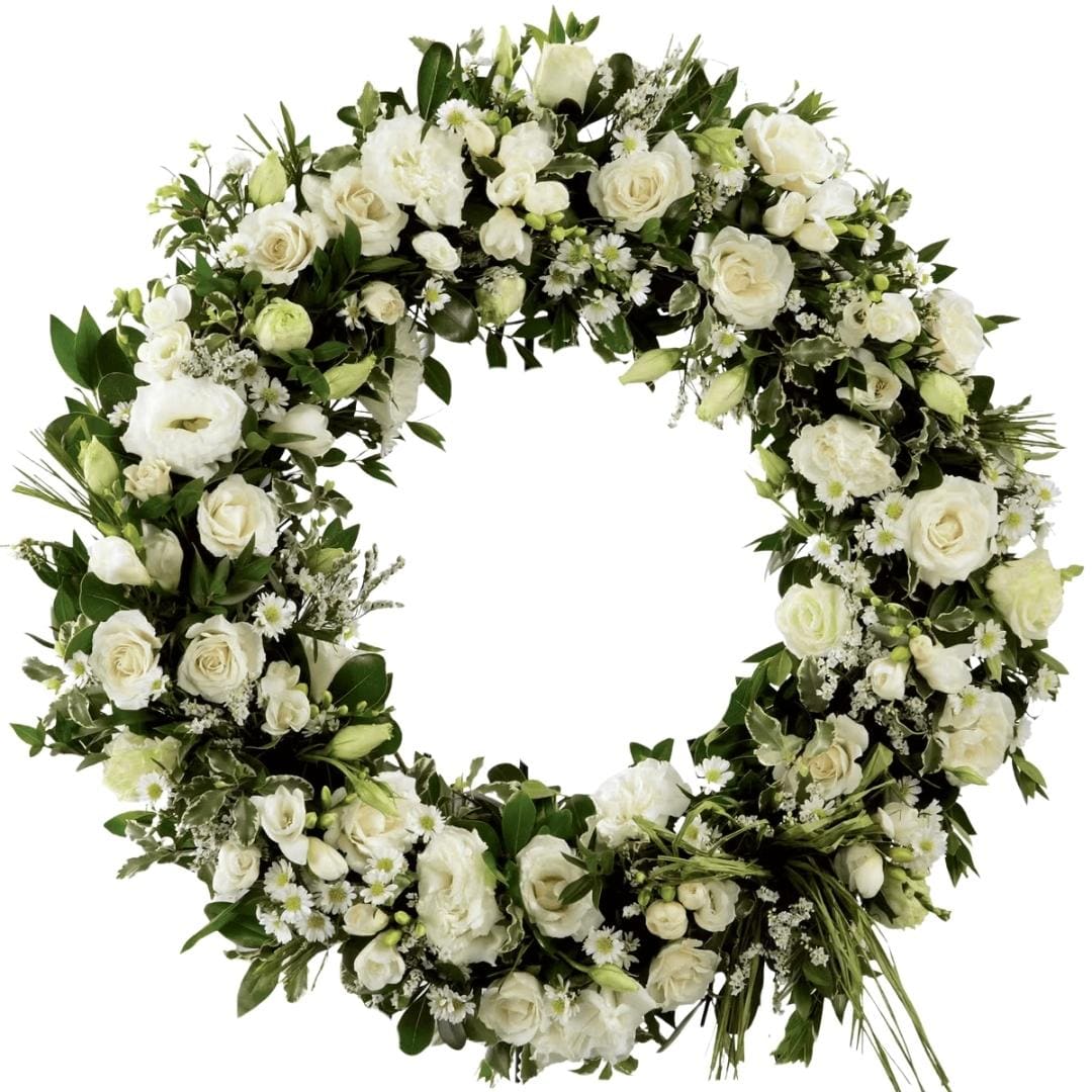 Wreath (White & Green)