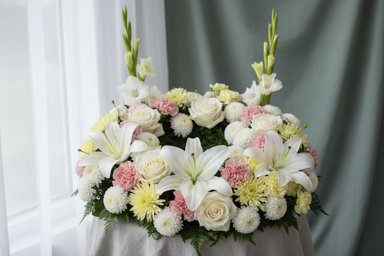 A Guide on the Best Flowers for Funeral Wreaths