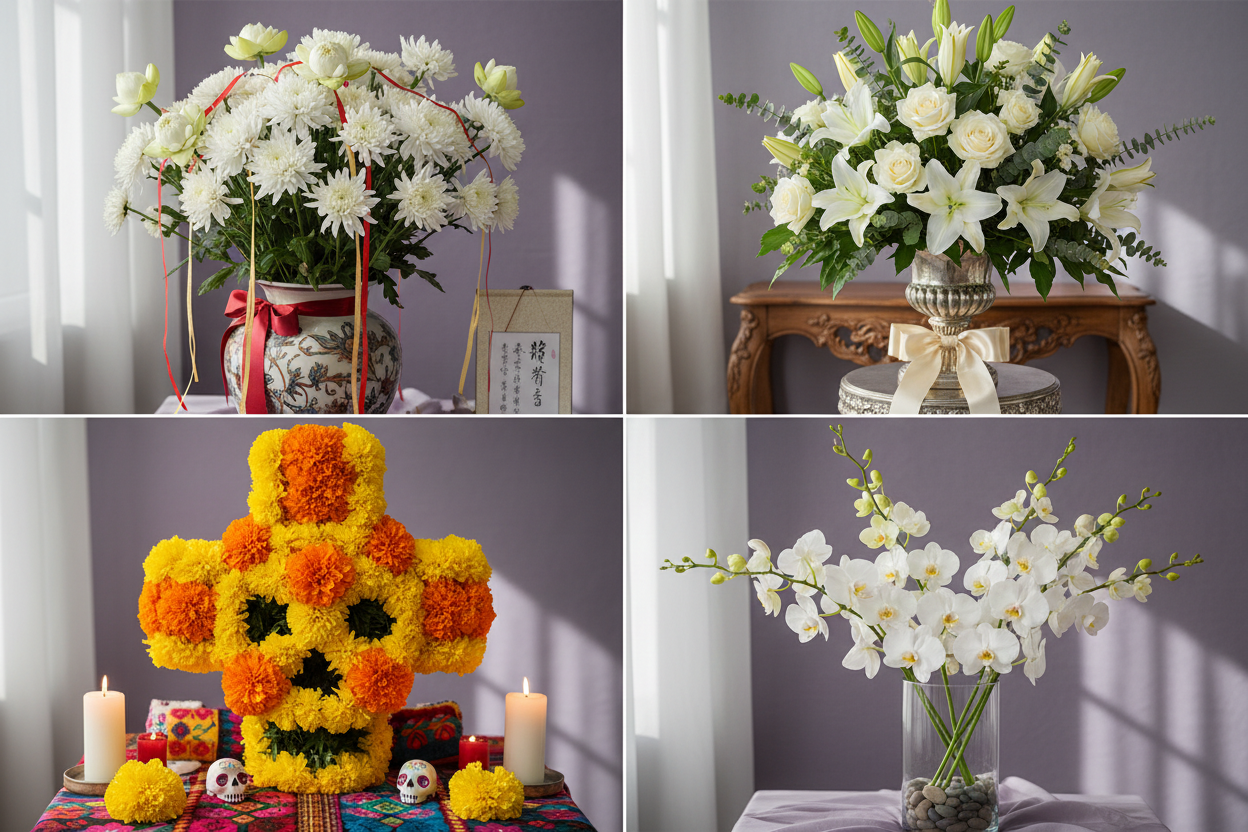 Cultural Traditions: How Different Countries Use Funeral Flowers