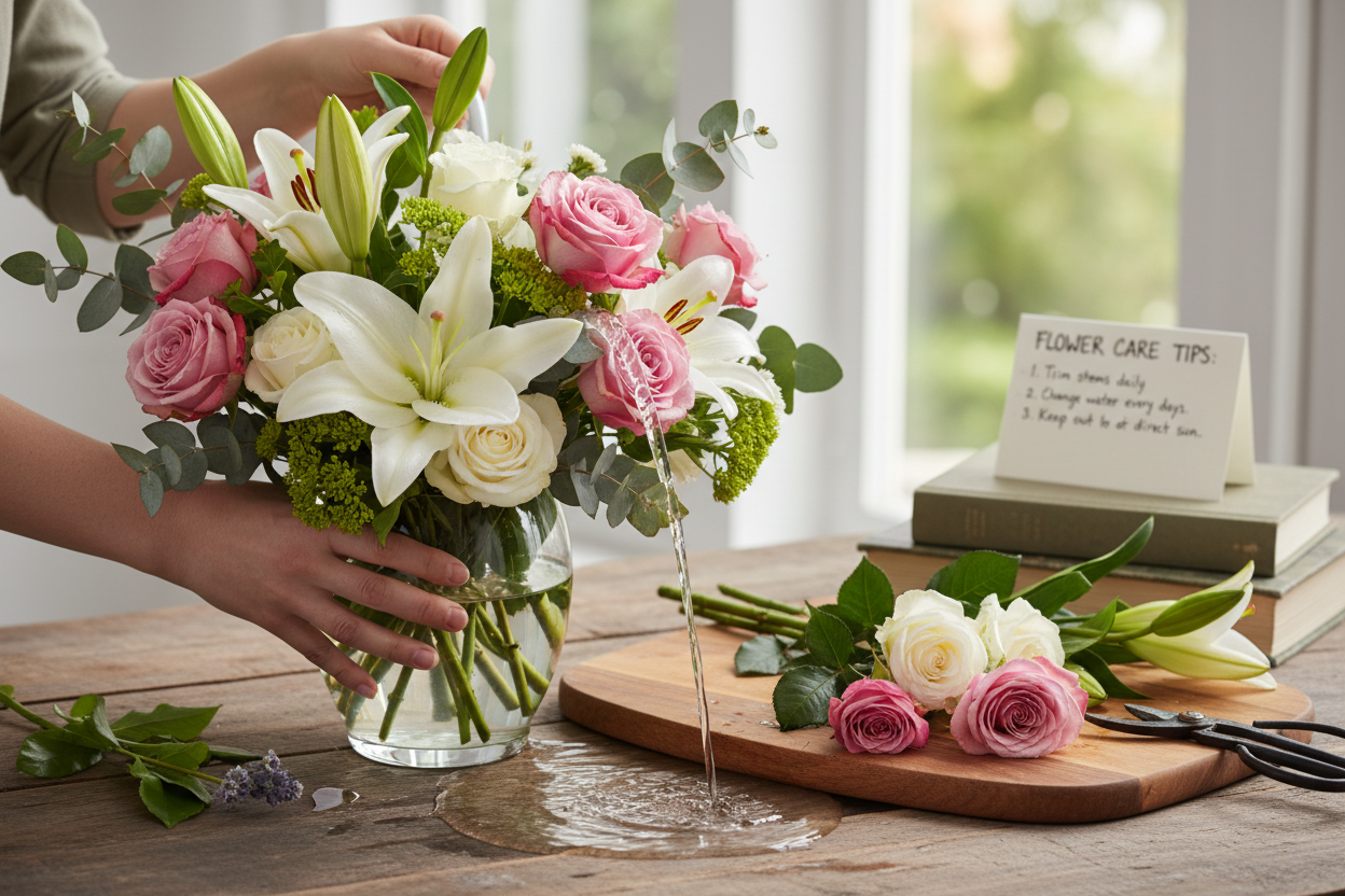 How to Care for Your Floral Arrangement? 8 Tips for Longer-Lasting Blooms