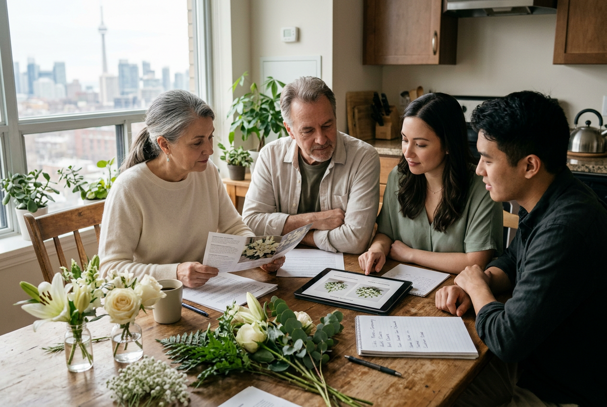 How Toronto Families Coordinate Funeral Flowers So Nothing Is Doubled