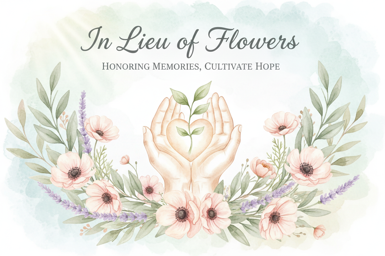 In Lieu of Flowers — What It Means and What to Send Instead