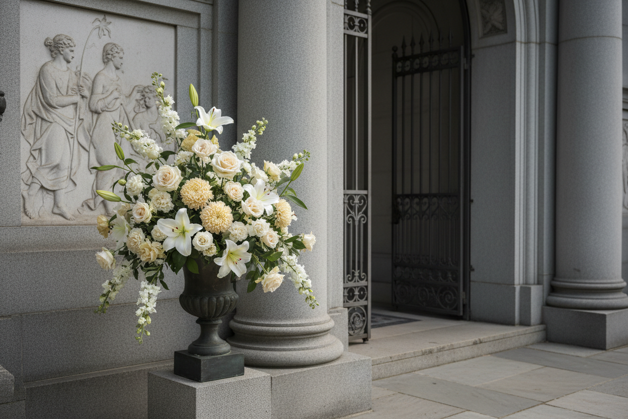 Mausoleum Flower Etiquette: What to Bring for a Niche or Vase Arrangement