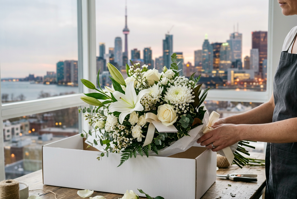 Sending Funeral Flowers to Toronto When You Live Overseas