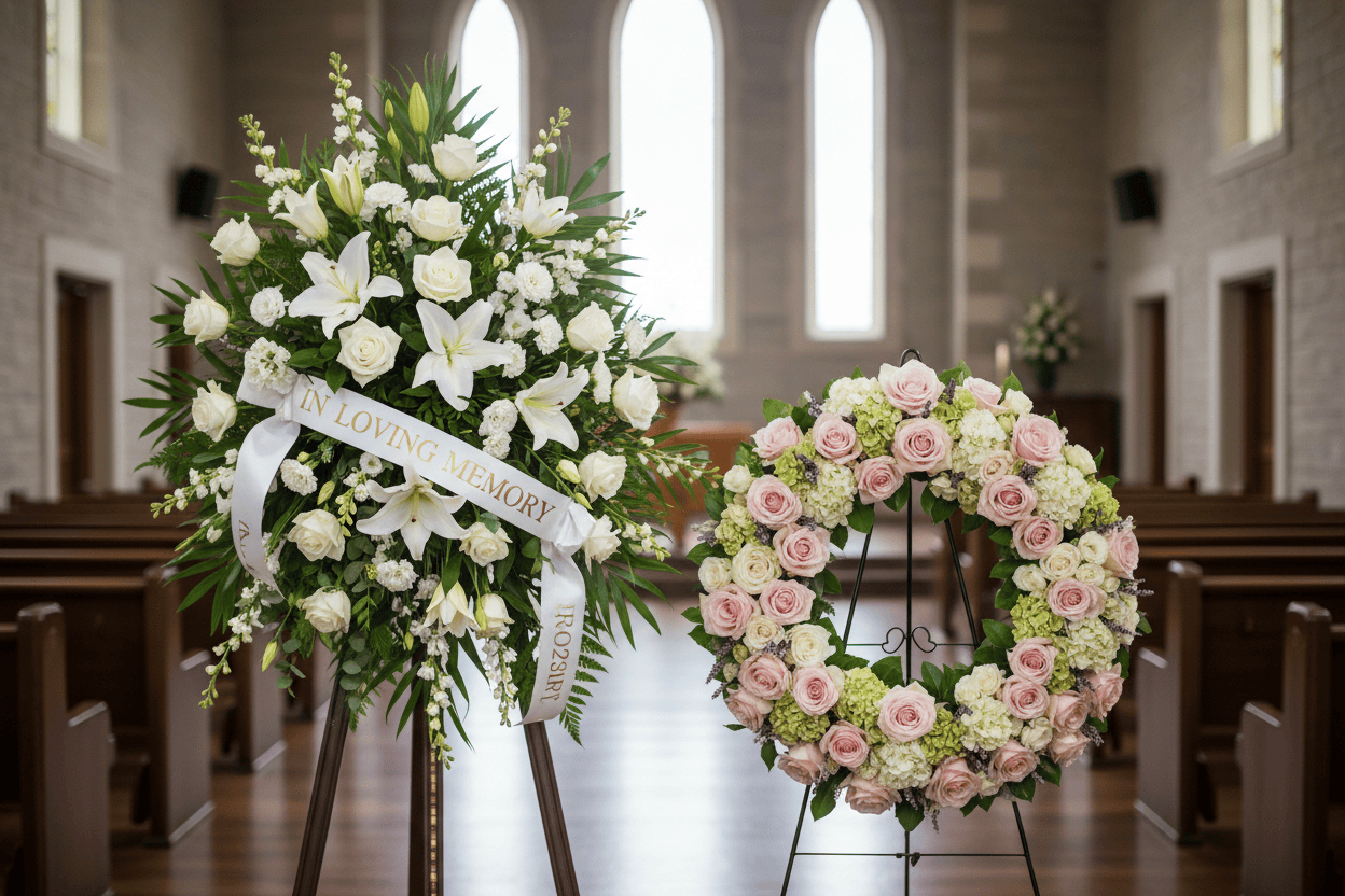 Standing Sprays vs. Wreaths: Which Sympathy Flower Arrangement is Right?