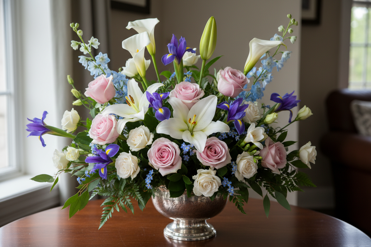 The Meaning Behind the Colours in Sympathy Bouquets