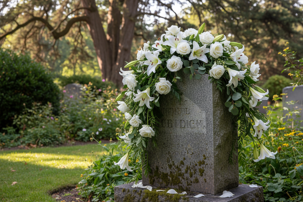 Tombstone Saddles Explained: How to Choose the Right Headstone Flowers