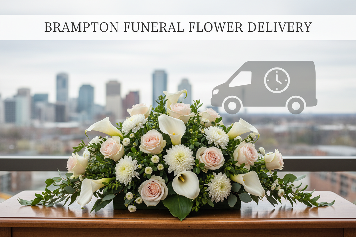 Top 8 Brampton Florists Offering Same-Day Funeral Flower Delivery