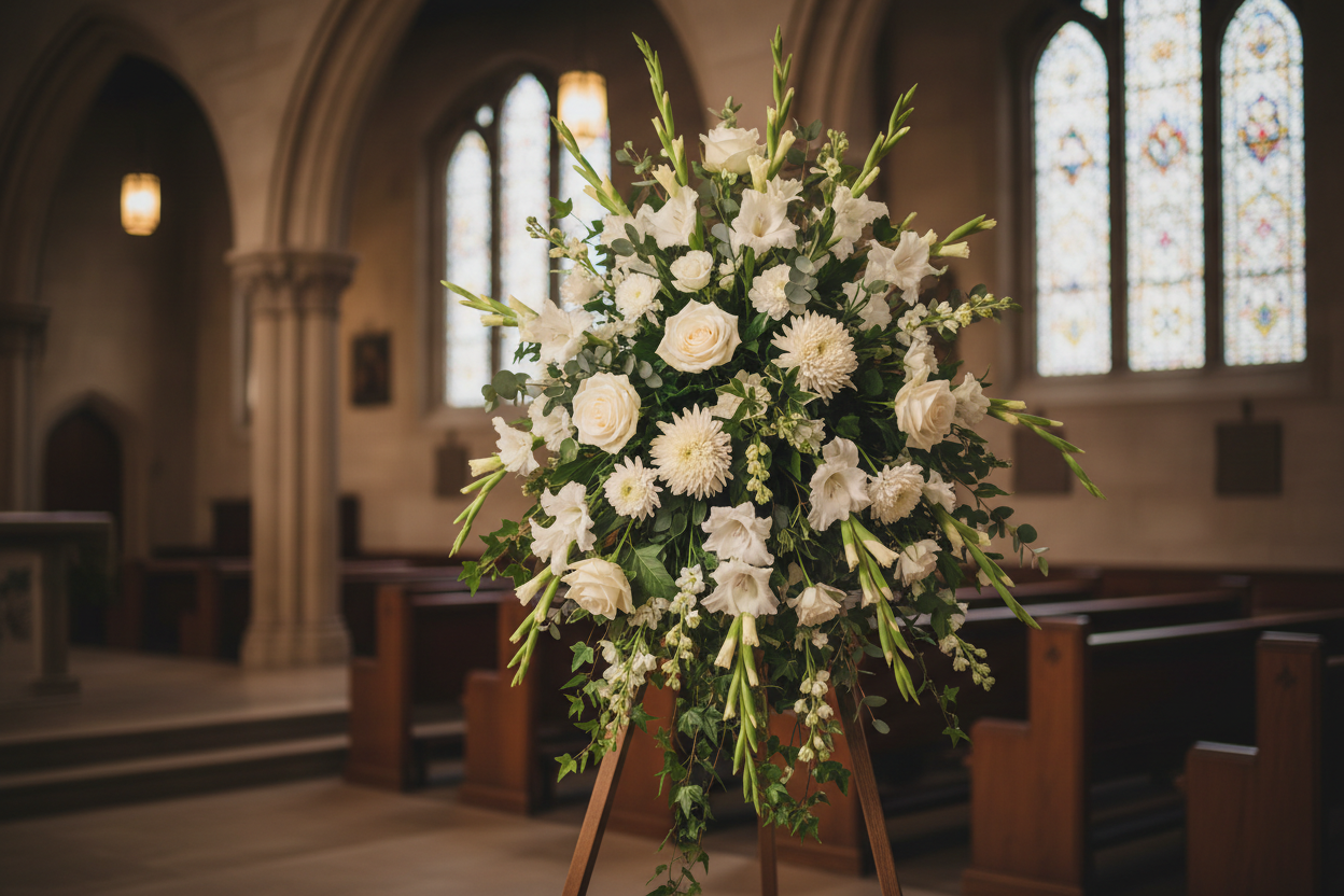 Why Standing Sprays Are a Thoughtful Gesture for Memorial Services