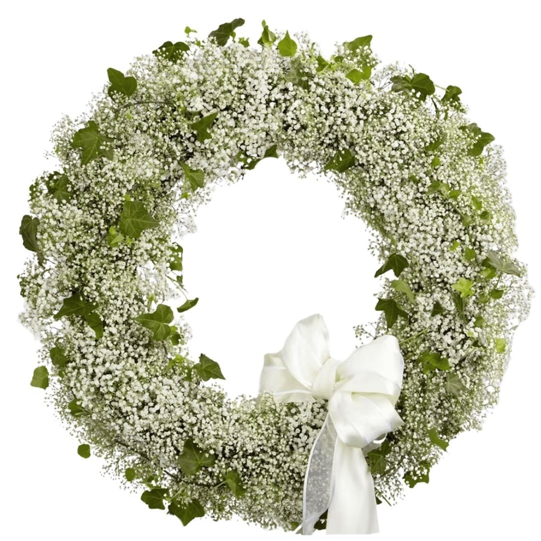 Wreath (Baby's Breath & Green)