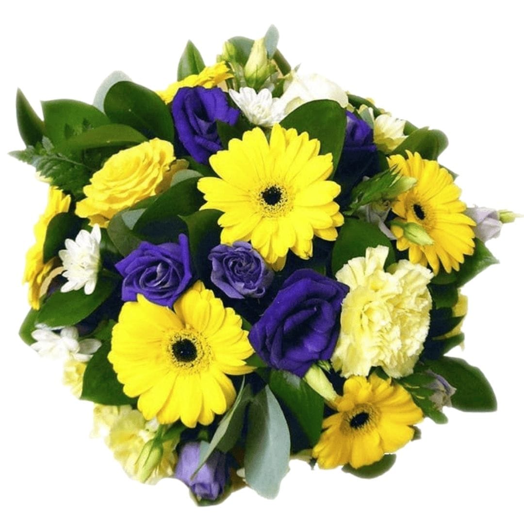 Classic Posy (Yellow & Purple)