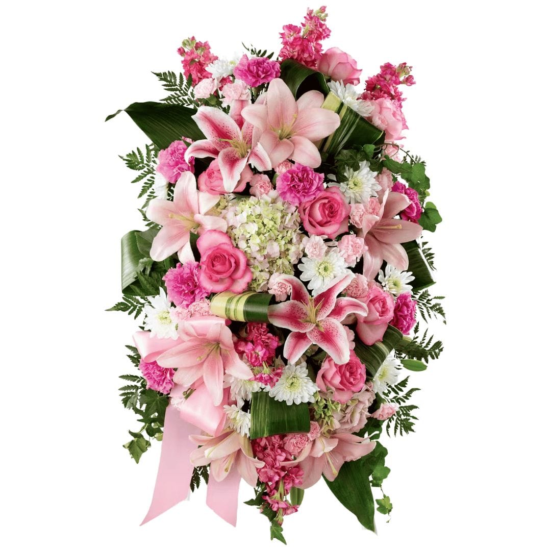 Standing Spray (Pink Lilies & Roses)