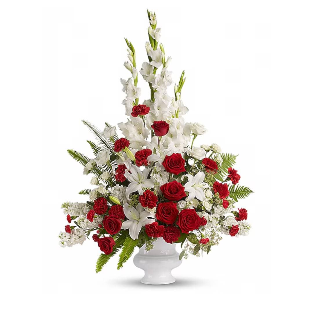 Arrangement (Red & White)