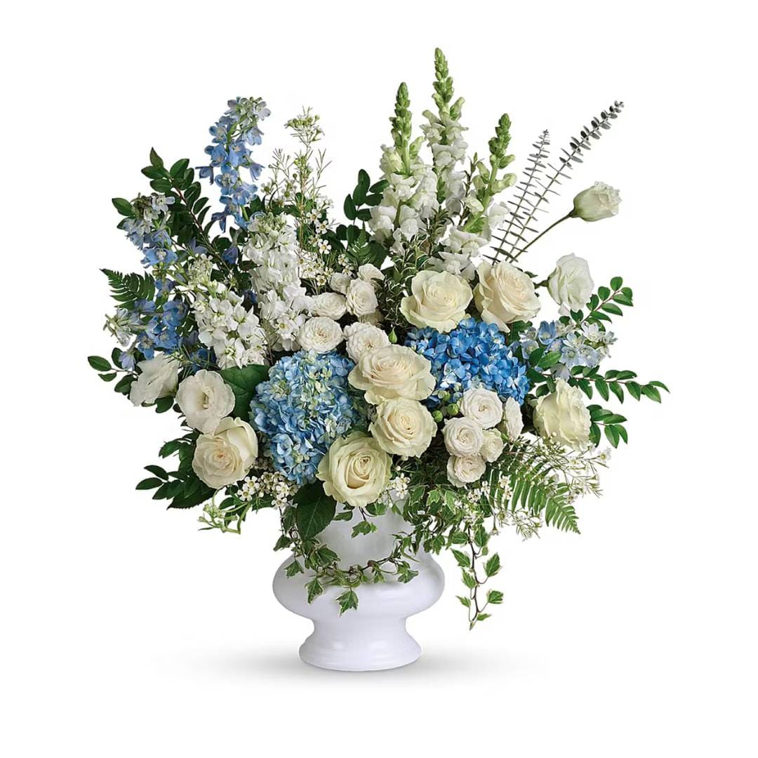 Arrangement (Light Blue & White)