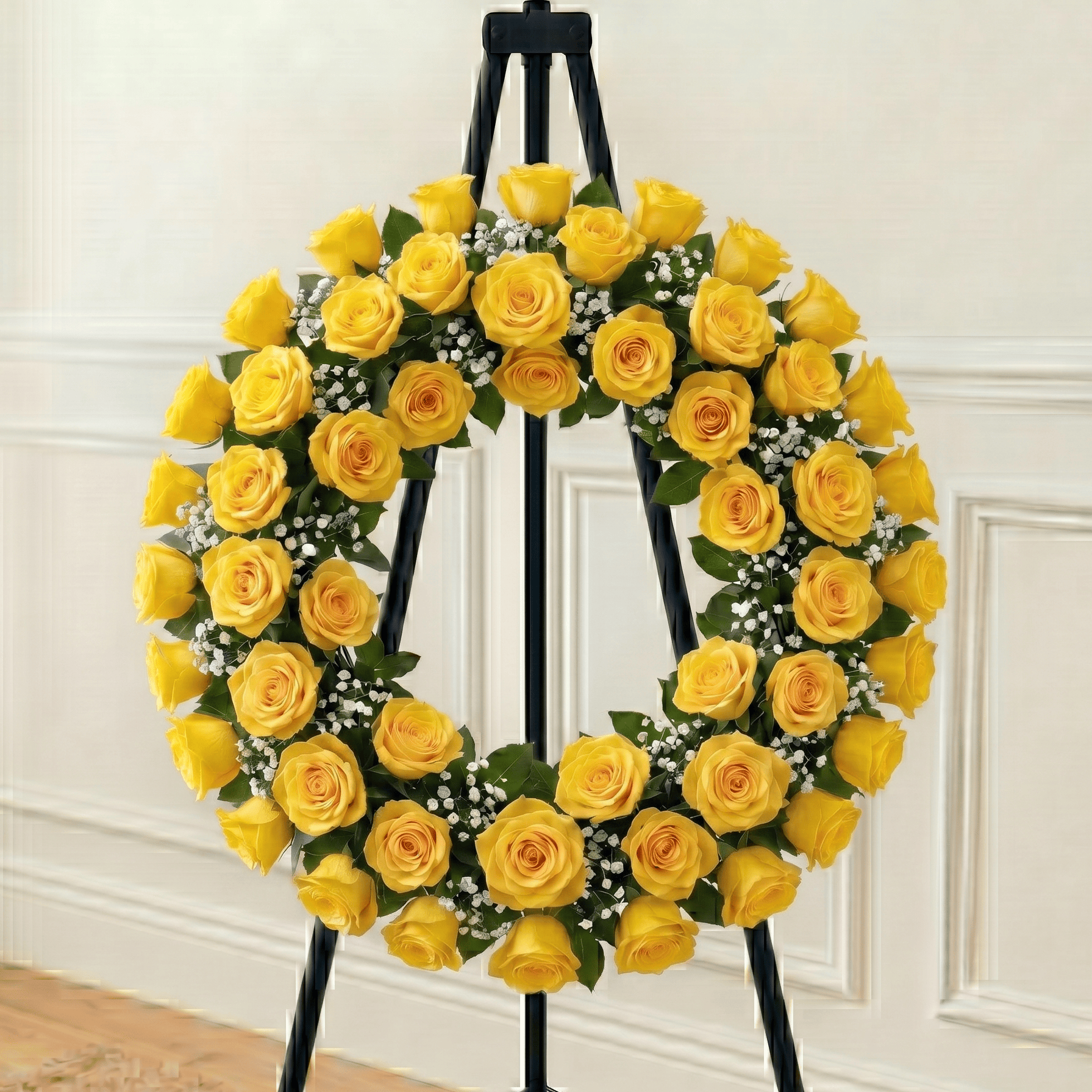 Wreath: Roses (Yellow)