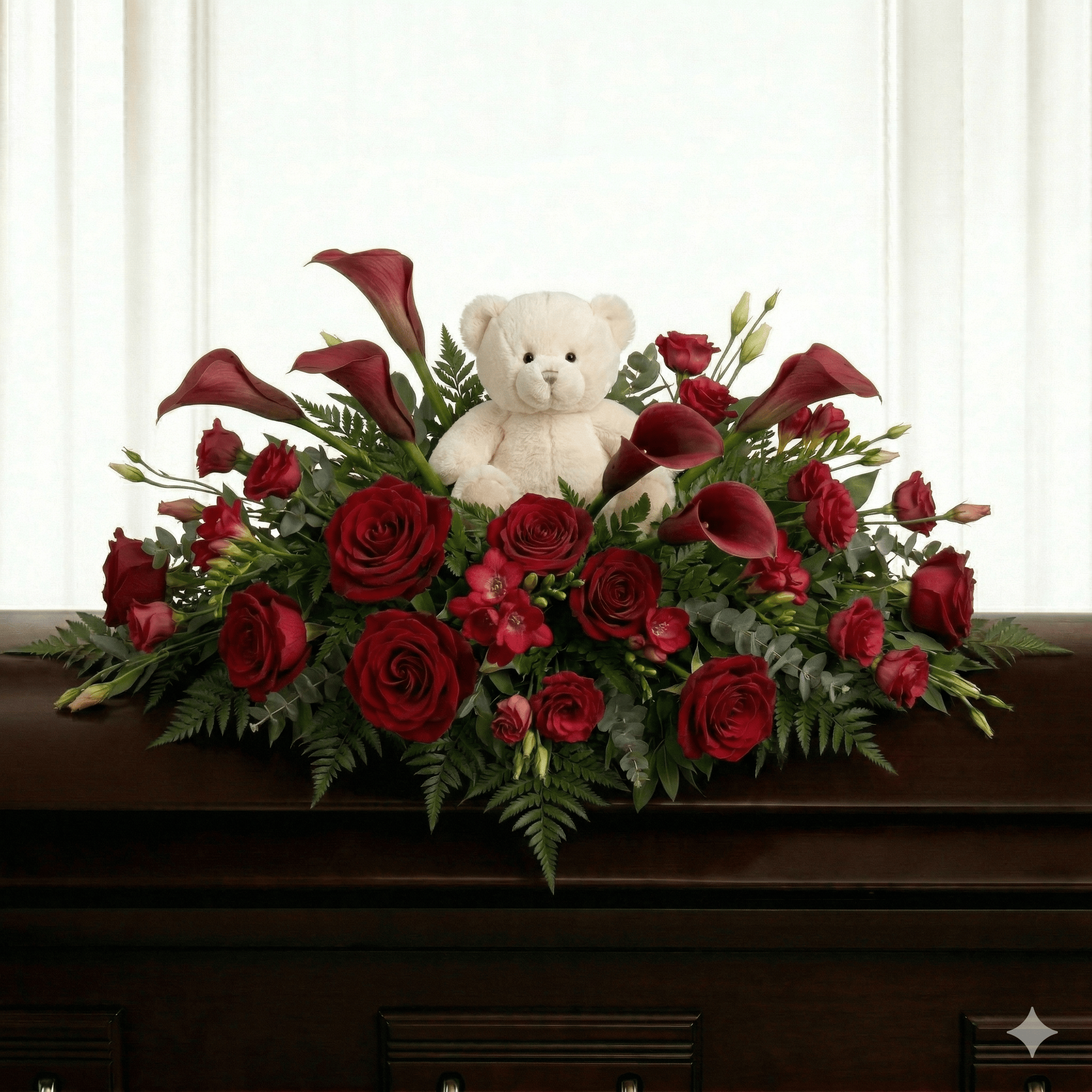 Children's Casket Spray (Red)