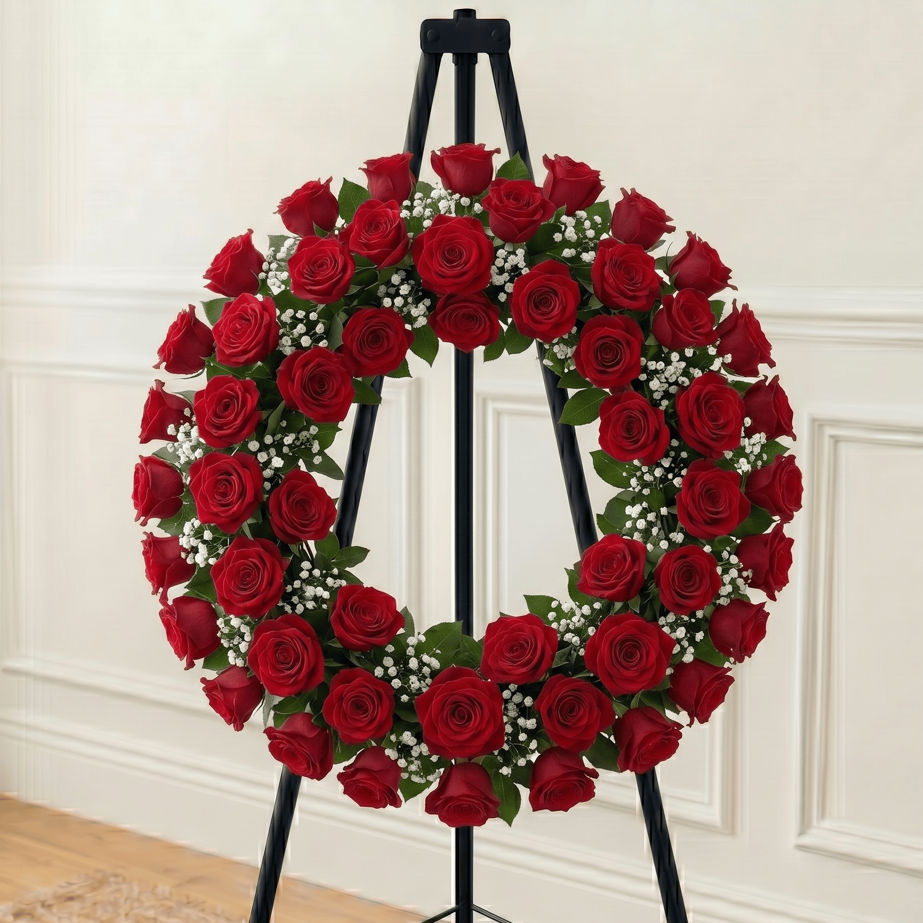 Wreath: Roses (Red)