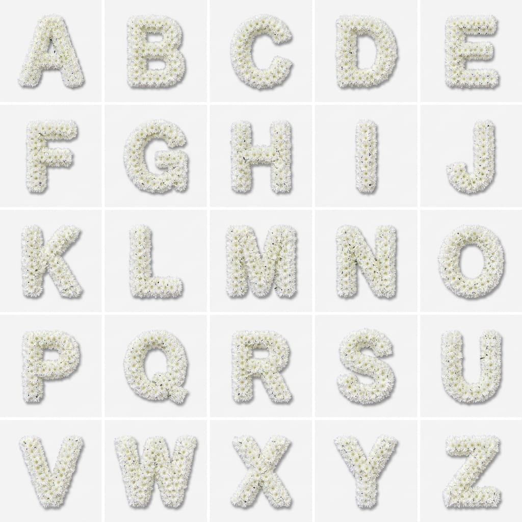 Single Letter Arrangement