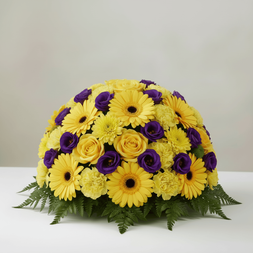 Classic Posy (Yellow & Purple)