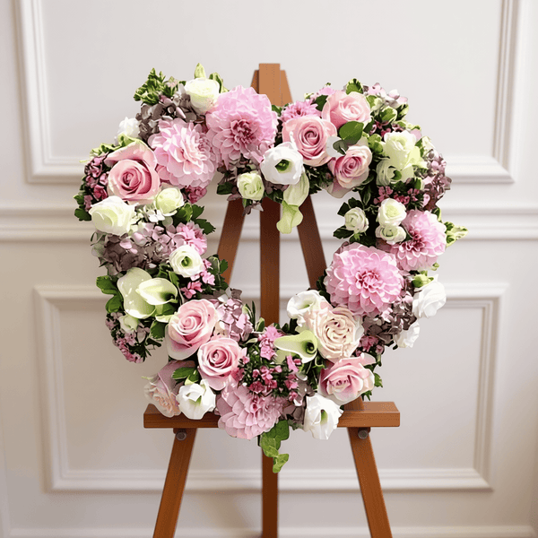 Heart (Blush Pink & White)