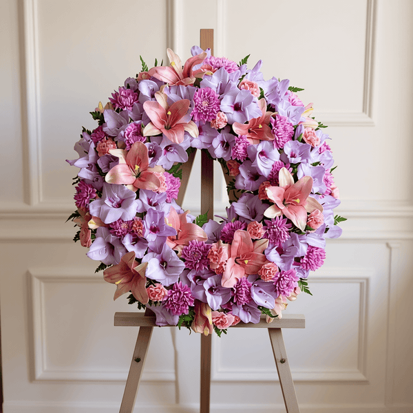 Wreath (Lilac & Blush Pink)