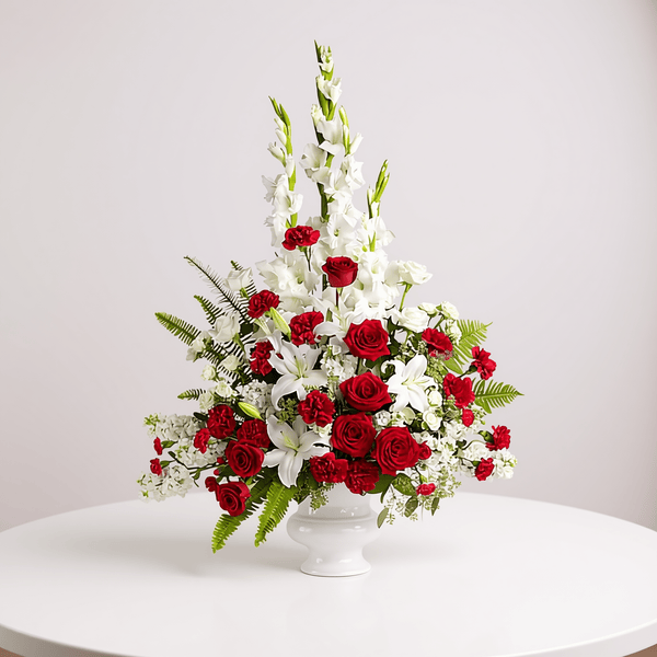 Arrangement (Red & White)
