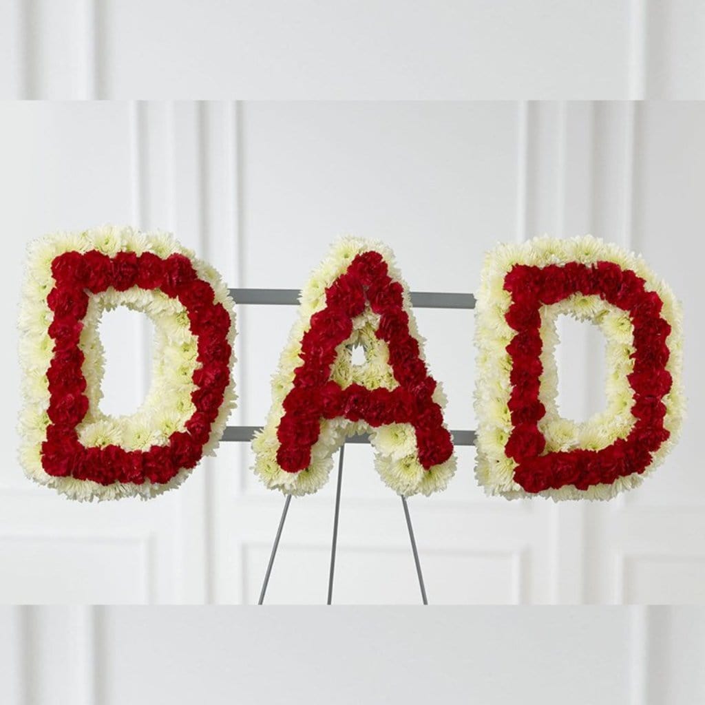 Dad Arrangement (White & Red)