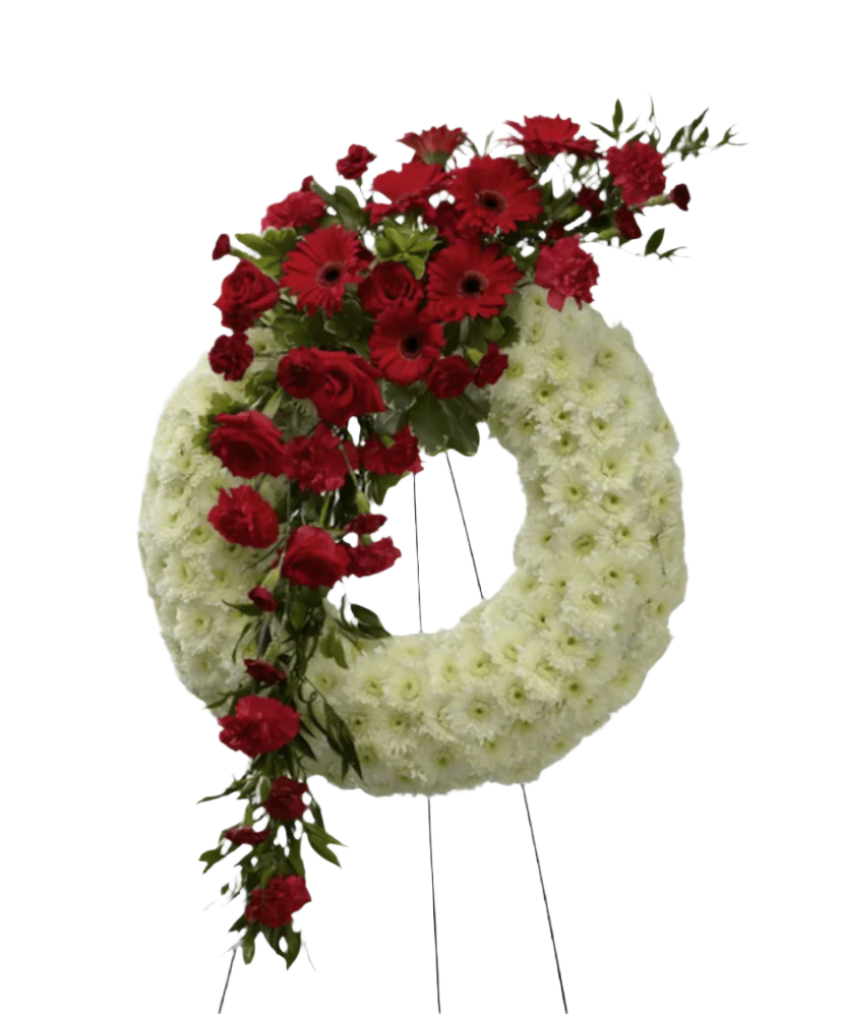 Wreath (Red & White)