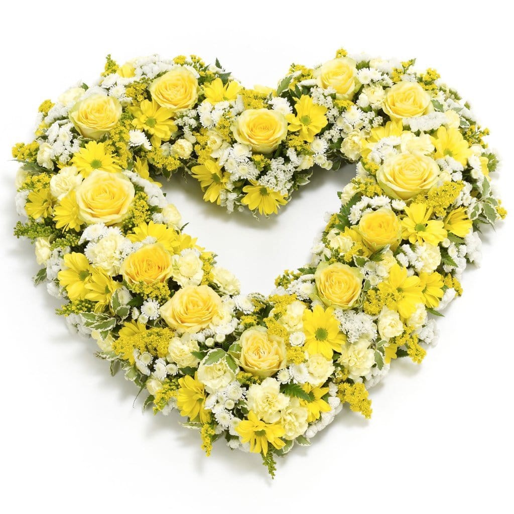 Heart (Yellow & White)