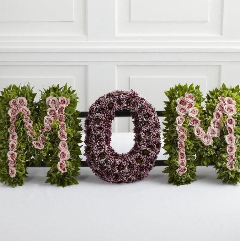 Mom Arrangement (Pink, Green & Plum)