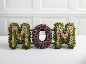 Mom Arrangement (Pink, Green & Plum)
